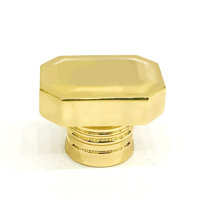 직사각형 모양 금속 자마크 향수병 캡을 도금처리하는 고전적 아연 합금 금