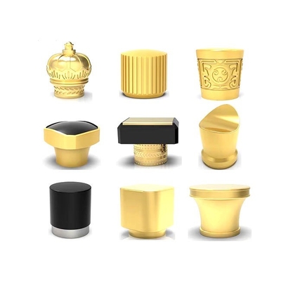 주문 유일한 주문 제작된 고급 수지 향수병 Lid, 맞춘 금속 향기 캡 online manufacture