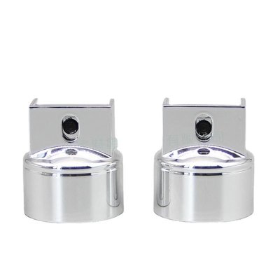 주문 도금 플라스틱 향기 캡 색 로고 특화를 던져 죽으세요 online manufacture