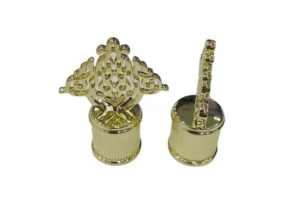 주문 고품질 제품 향수 병 뚜?? 금속 뚜?? 디자인 진크 합금 향수 뚜?? online manufacture