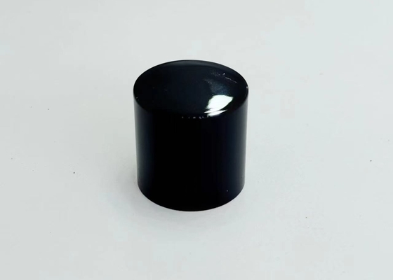 주문 고품질의 반짝이는 검정진크 금속 향수 모자 online manufacture