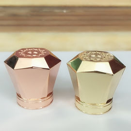 주문 금 색깔 금속 향수병 모자는 합금 118g 주물 도금 아연 죽습니다 online manufacture