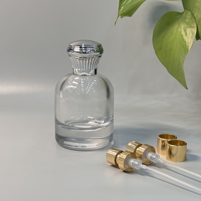 주문 개인화된 향수 포장용 은색 Zamak 향수 모자 online manufacture