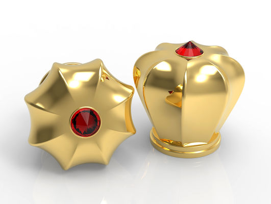 주문 고품질 크리스탈 공장 금속 향수 모자 맞춤형 색상 금속 향수 모자 online manufacture