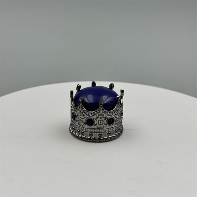 주문 고품질 플라스틱 향수 모자 왕관 모양 반짝이는 향수 모자 알루미늄 플라스틱 병 뚜?? 플라스틱 덮개 금 기존 공장 모자 온라인 제조