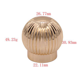 주문 주문 크기 금 색깔 Zamak 향수 모자 견과 아연 합금 향수 덮개 online manufacture
