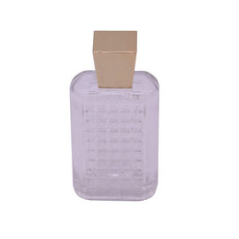 주문 금 색깔 유리제 향수병 모자, 아연 합금 향수 덮개 20*48mm online manufacture