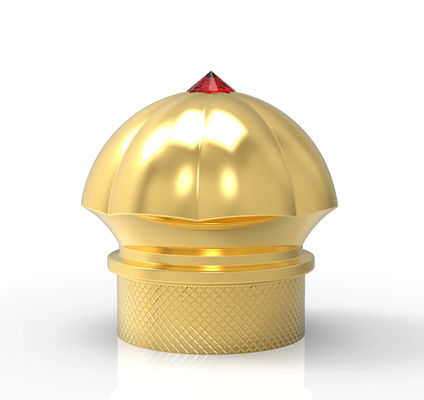 크리스탈 모양 공장 자막 스프레이 비충전식 아연 합금 향수병 캡