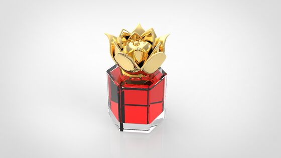 Lotus zinc alloy perfume cap 17.2ml Gold Perfume Cap