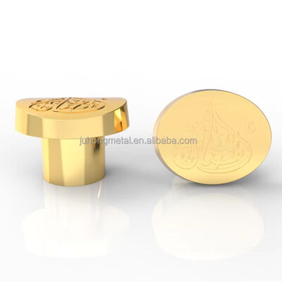 Customizable Logo 15mm Zinc Alloy Perfume Crown Cap Metal Cover for Liquid Application Chinese Style FEA 15