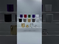 고품질 실린더 모양 알루미늄 금속 향수 캡 표준 요금 15 병 목